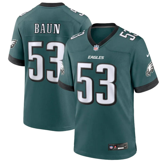 Zack Baun YOUTH KIDS Philadelphia Eagles Jersey Nike product image 1, provided for visual reference and product detail review