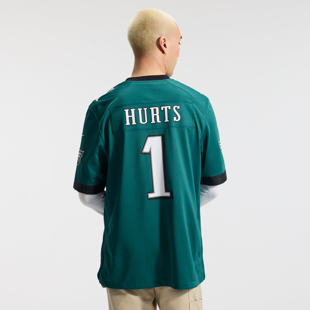 Men's Philadelphia Eagles Jalen Hurts Nike Black Alternate product image 32
