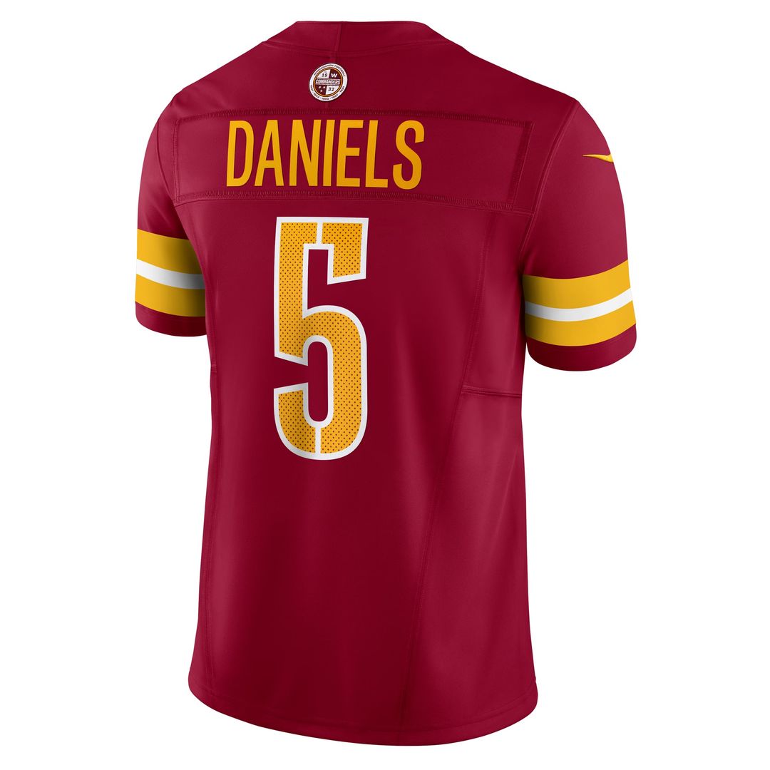 Men's Washington Commanders Jayden Daniels Nike White Vapor product image 19