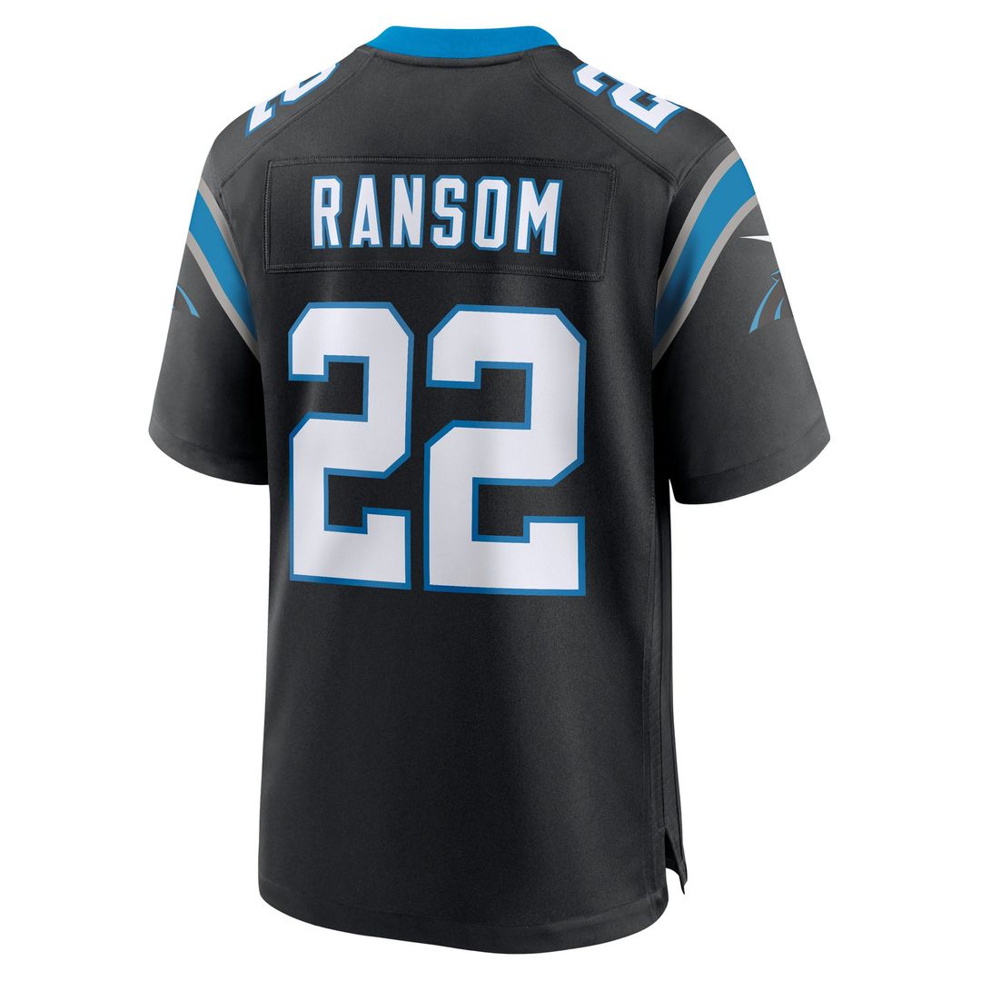 Men's Carolina Panthers Lathan Ransom Nike Black Team Game product image 3
