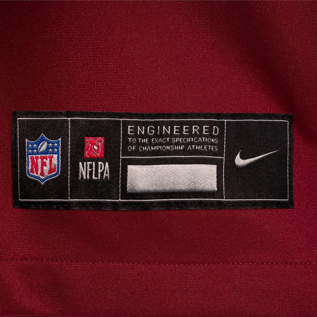 Men's Washington Commanders Deatrich Wise Jr. Nike Burgundy product image 6