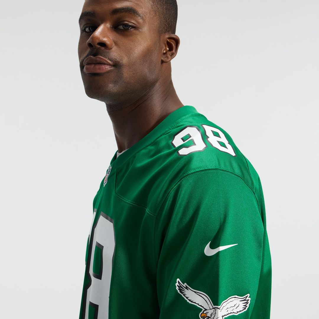 Men's Philadelphia Eagles Jalen Carter Nike Midnight Green product image 16