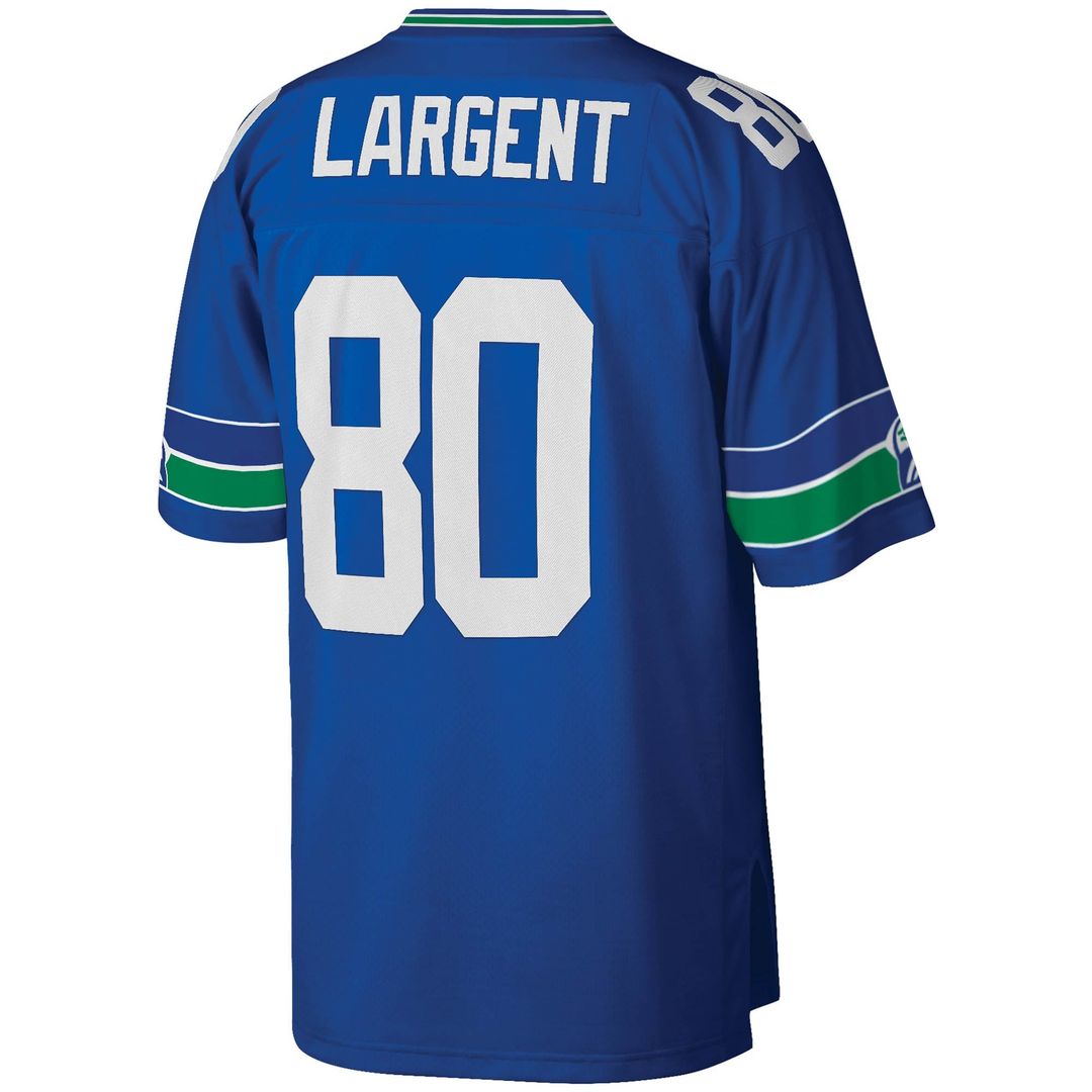 Men's Seattle Seahawks Steve Largent Mitchell & Ness Royal product image 3