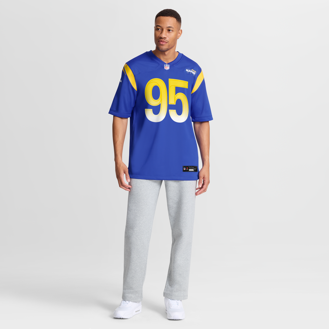 Men's Los Angeles Rams Poona Ford Nike Royal Team Game product image 6