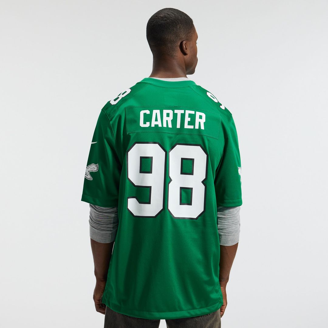Men's Philadelphia Eagles Jalen Carter Nike Midnight Green product image 9