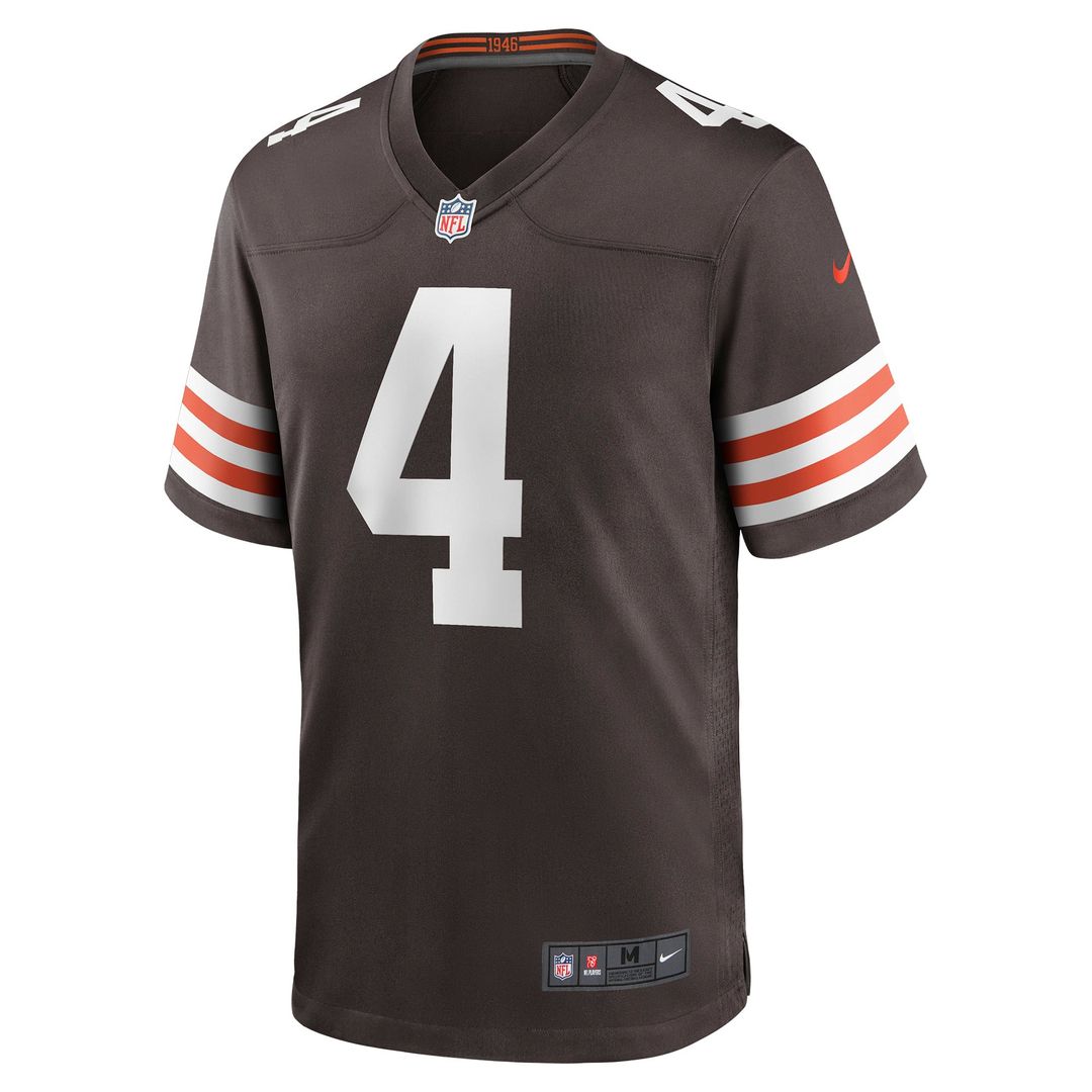 Men's Cleveland Browns Deshaun Watson Nike Brown Game Jersey product image 2