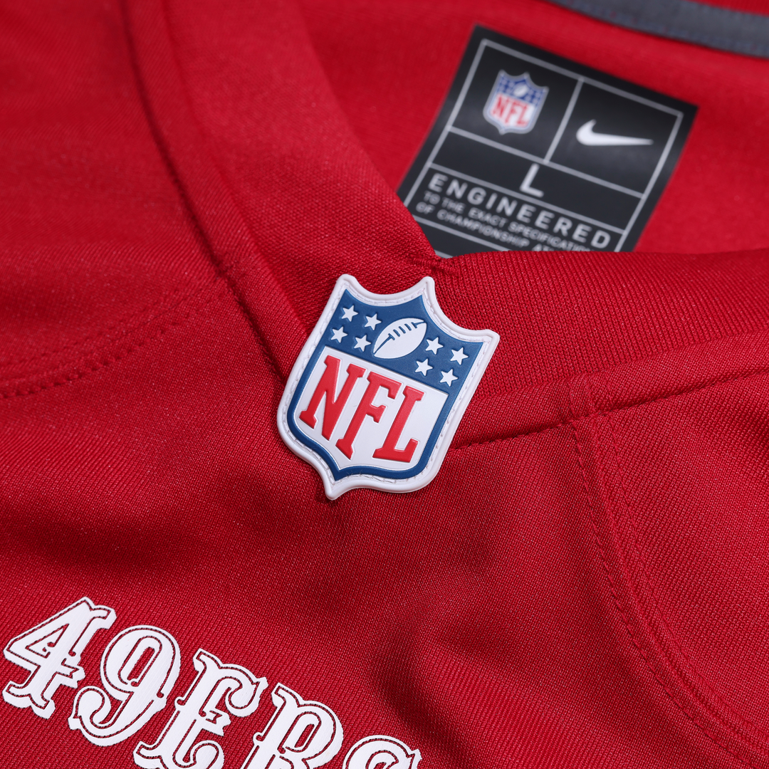 Men's San Francisco 49ers Ricky Pearsall Nike Scarlet 80th product image 6