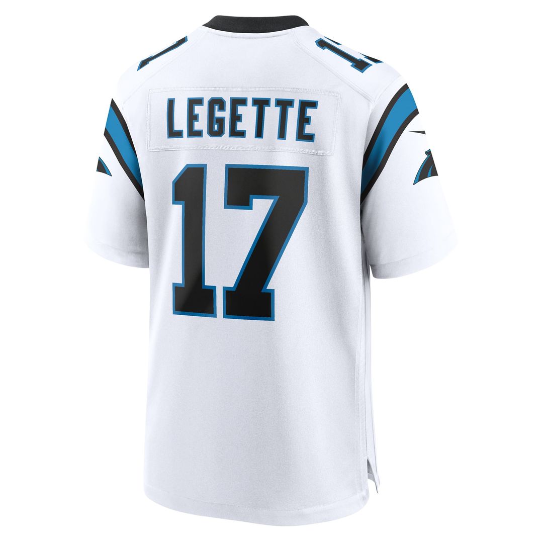 Men's Carolina Panthers Xavier Legette Nike White Game product image 3