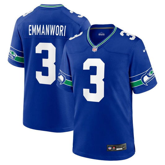 Men's Seattle Seahawks Nick Emmanwori Nike Royal Alternate product image 1