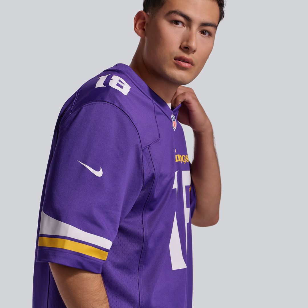 Men's Minnesota Vikings Justin Jefferson Nike Purple Player product image 9
