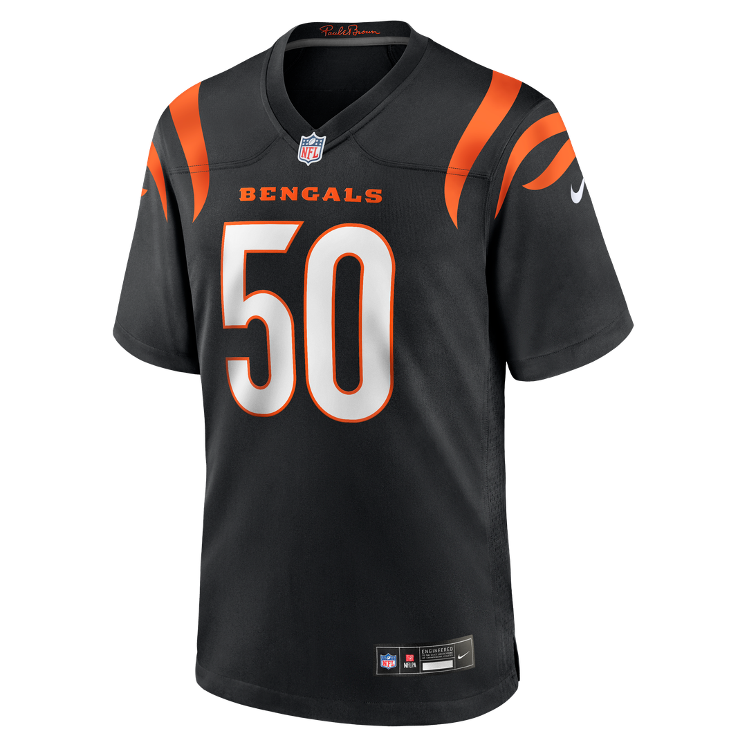 Men's Cincinnati Bengals Shaka Heyward Nike Black Team Game product image 2