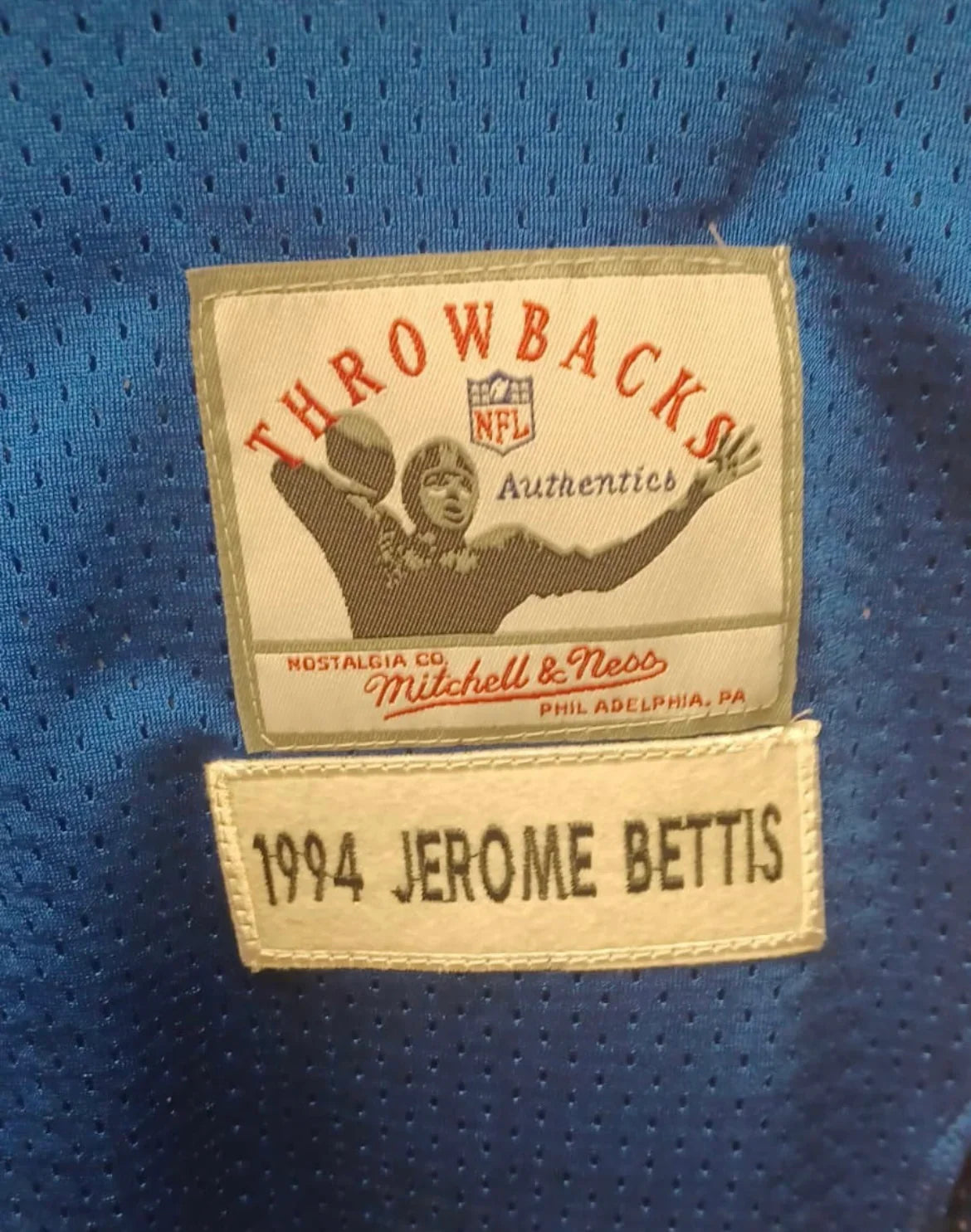 Jerome Bettis Los Angeles Rams NFL Jersey product image 3, provided for visual reference and product detail review