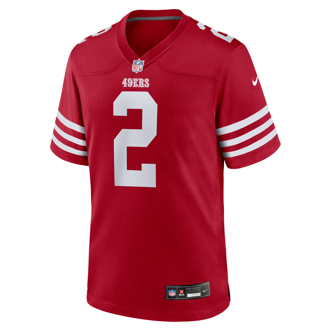 Men's San Francisco 49ers Deommodore Lenoir Nike Scarlet product image 2