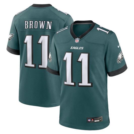 Men's Philadelphia Eagles A.J. Brown Nike Midnight Green product image 1