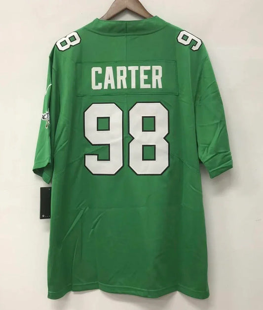Jalen Carter Philadelphia Eagles Jersey Kelly Green product image 1, provided for visual reference and product detail review