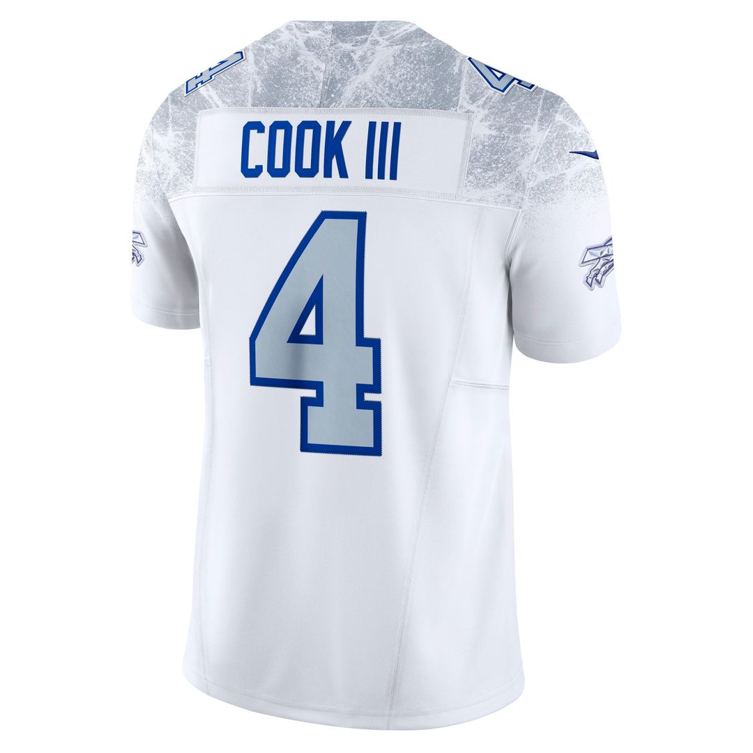 Men's Buffalo Bills James Cook III Nike White Rivalries product image 3