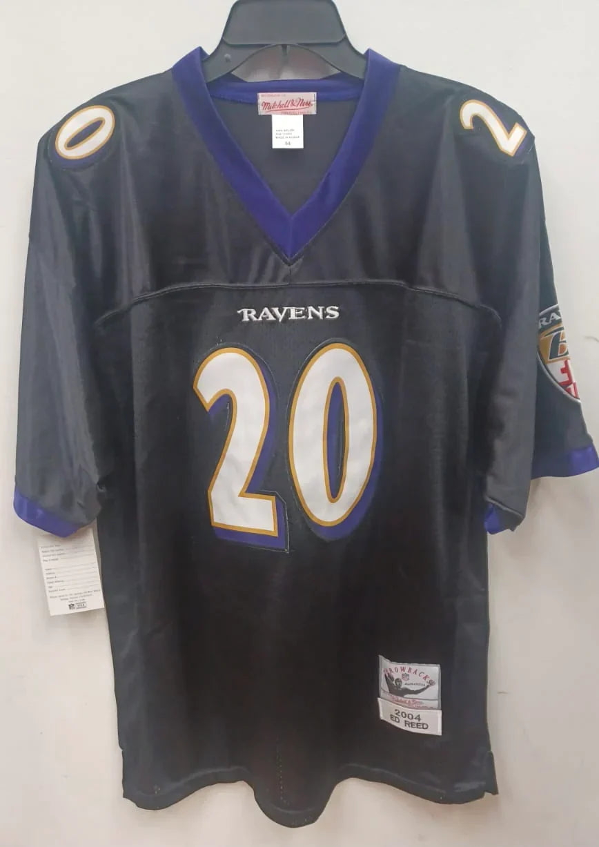 Ed Reed Baltimore Ravens official Mitchell & Ness Jersey black product image 2, provided for visual reference and product