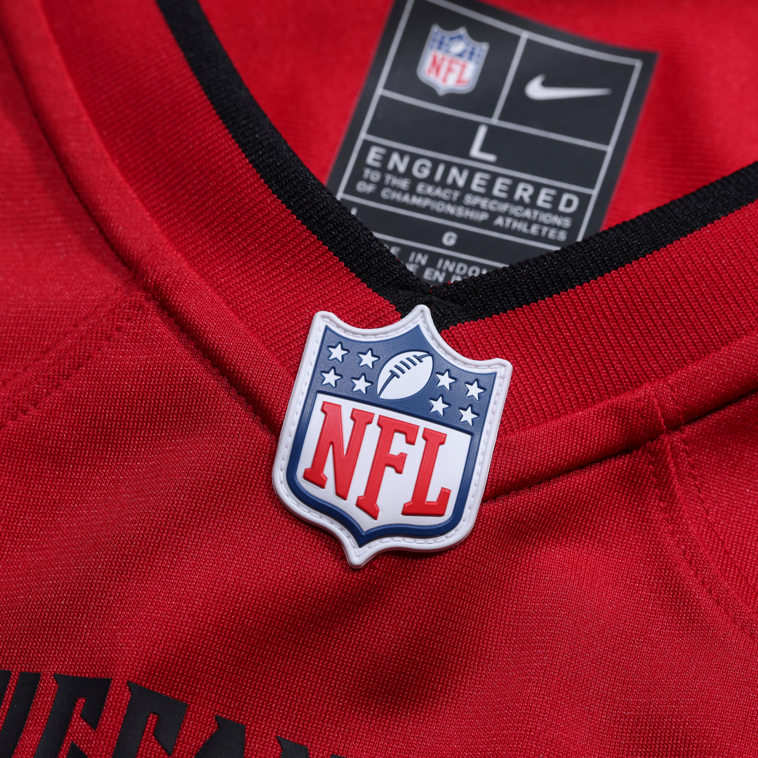Men's Tampa Bay Buccaneers Owen Wright Nike Red Team Game product image 7
