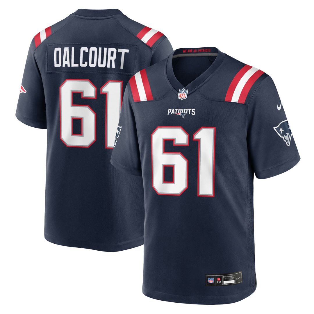 Men's New England Patriots Darrian Dalcourt Nike Navy Team product image 1