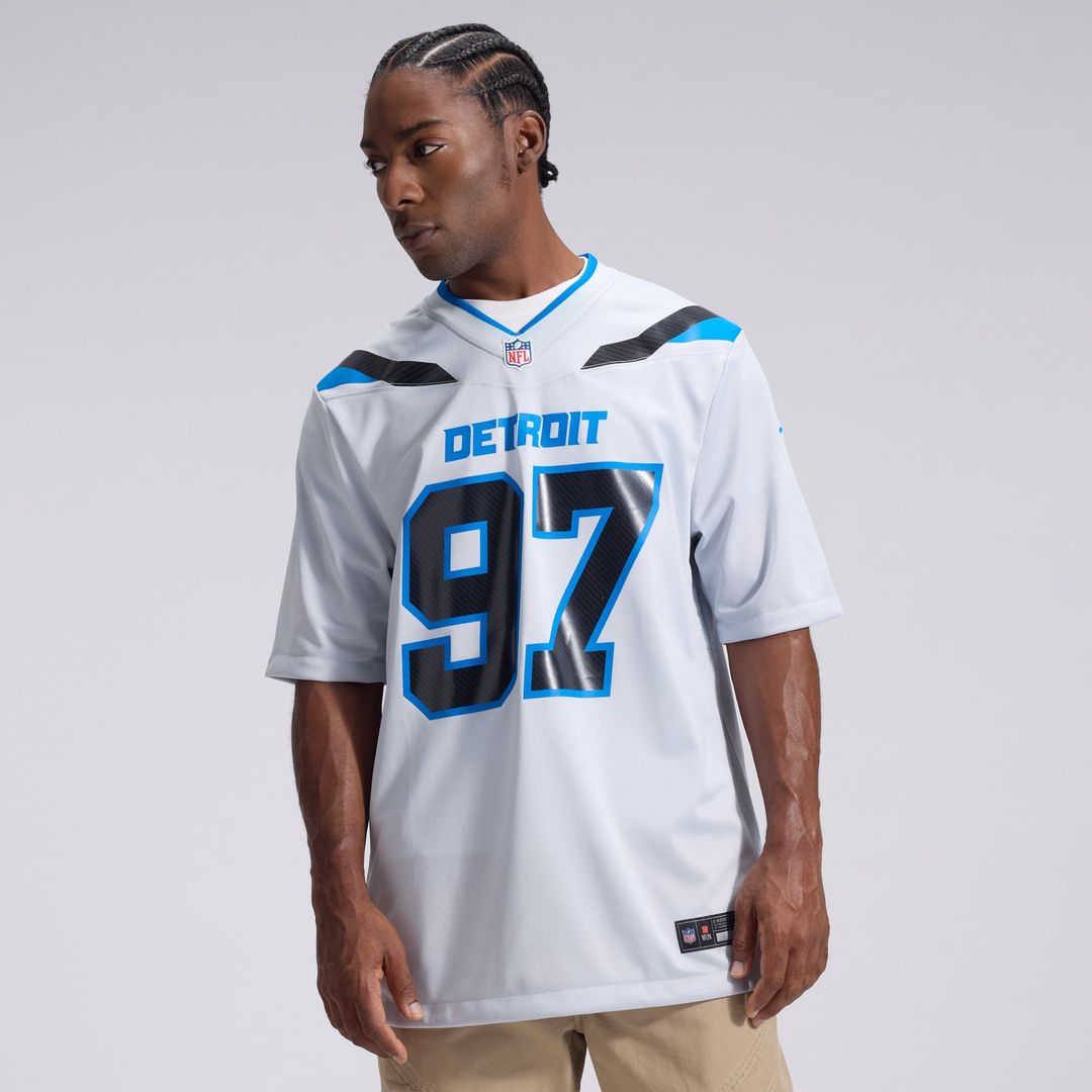 Men's Detroit Lions Aidan Hutchinson Nike Silver 2026 product image 2
