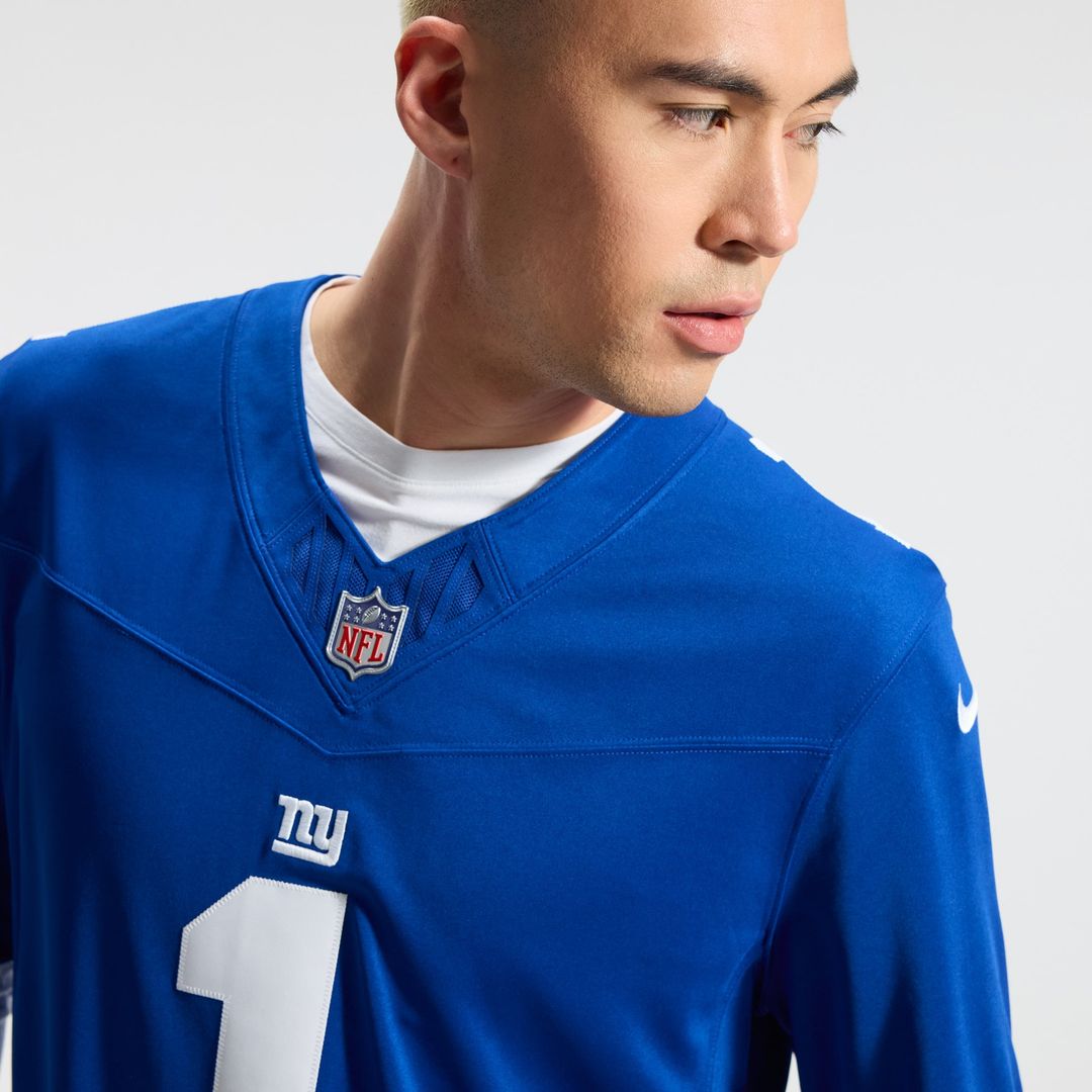 Men's New York Giants Malik Nabers Nike Royal Team Vapor product image 8