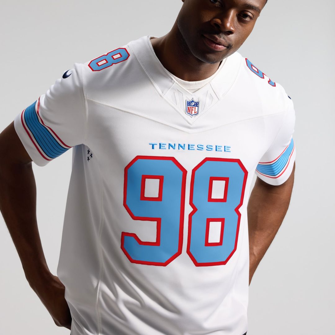 Men's Tennessee Titans Jeffery Simmons Nike White Vapor product image 9