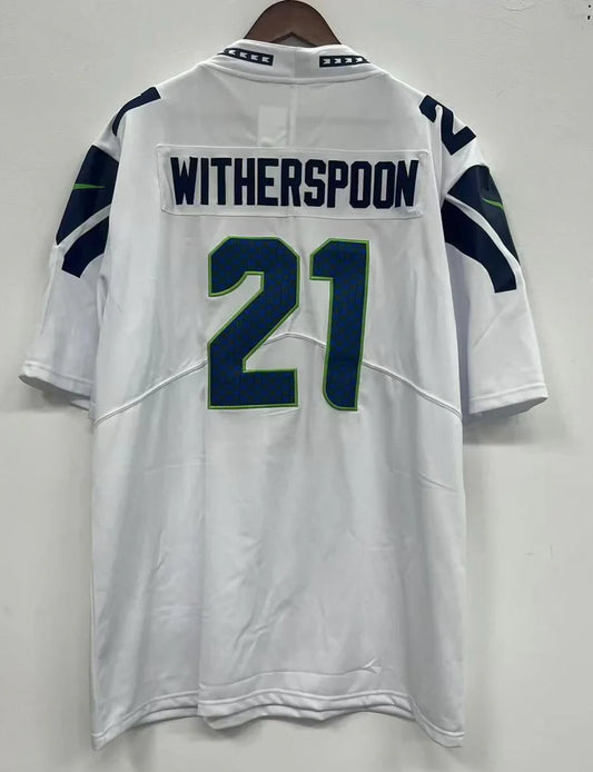 Devon Witherspoon Seattle Seahawks Jersey Nike white product image 1, provided for visual reference and product detail review