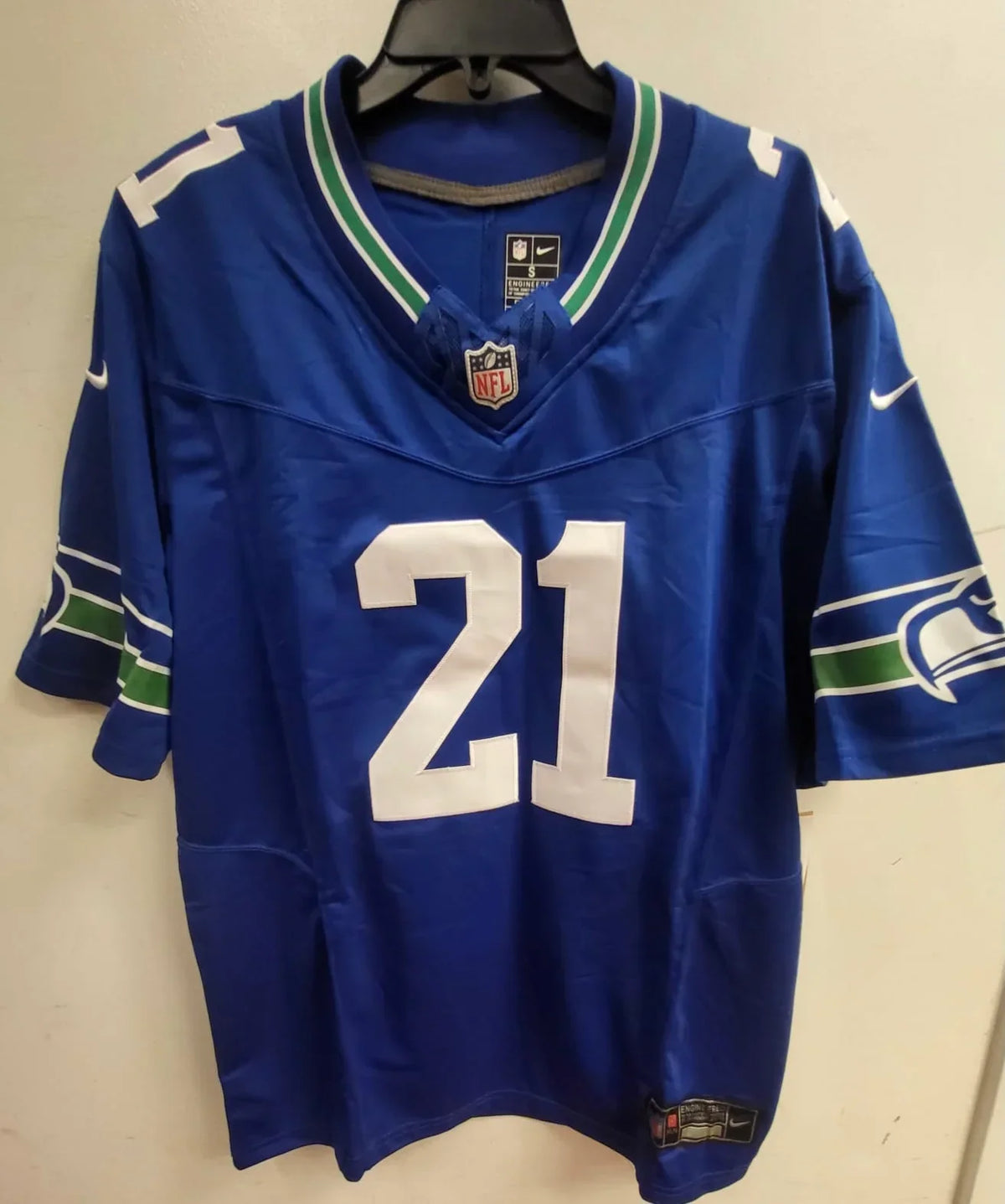 Devon Witherspoon Seattle Seahawks Jersey Nike retro product image 2, provided for visual reference and product detail review