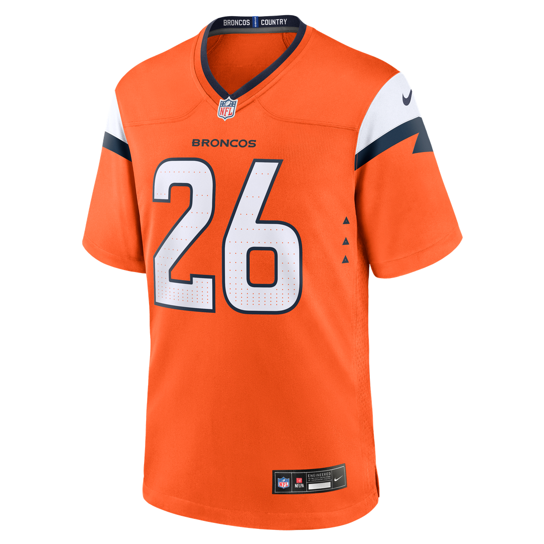 Men's Denver Broncos Devon Key Nike Orange Team Game Jersey product image 2