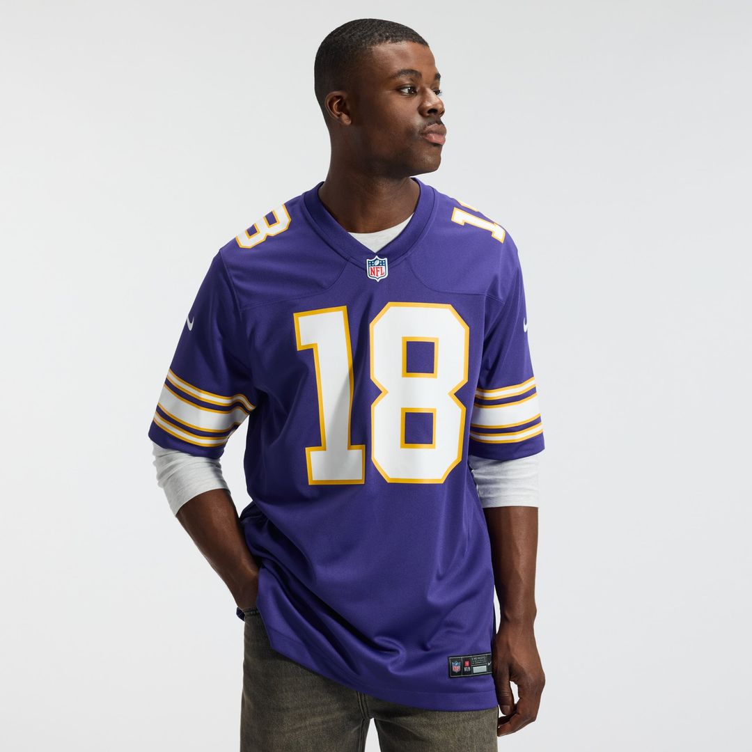 Men's Minnesota Vikings Justin Jefferson Nike Purple product image 2