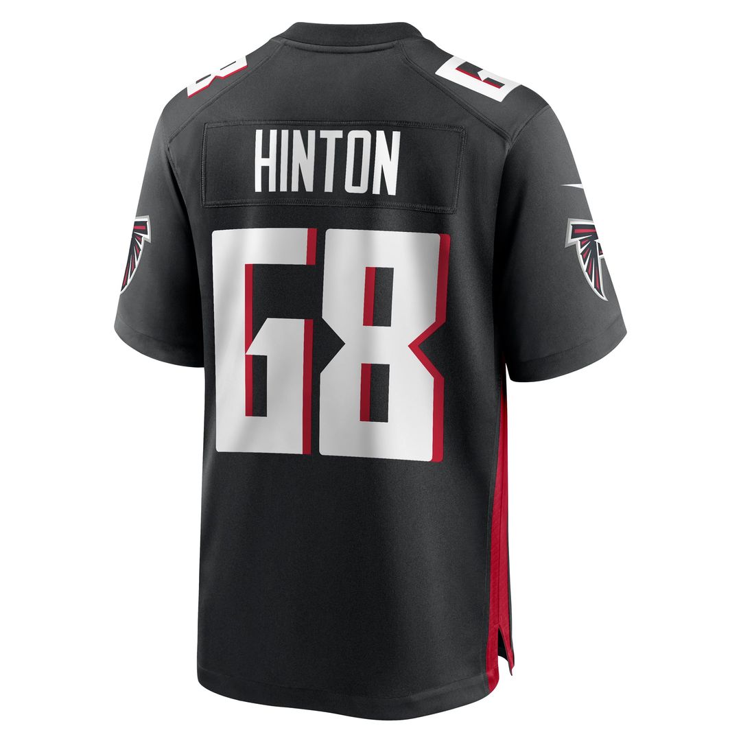 Men's Atlanta Falcons Kyle Hinton Nike Black Team Game product image 3