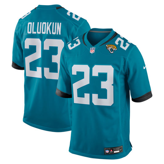 Men's Jacksonville Jaguars Foyesade Oluokun Nike Teal Game product image 1