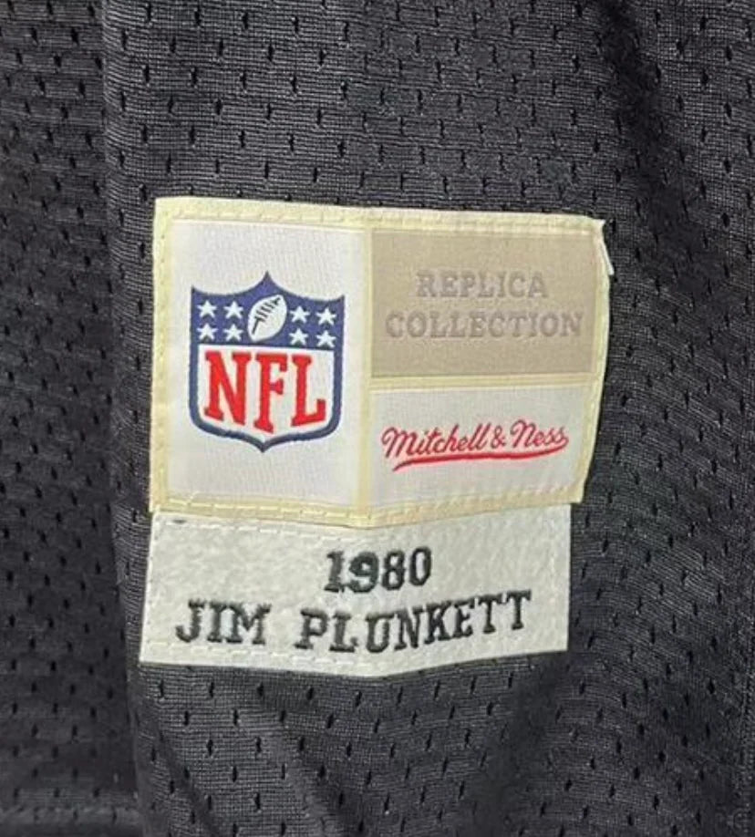 Jim Plunkett Oakland Las Vegas Raiders Mitchell & Ness Jersey product image 4, provided for visual reference and product