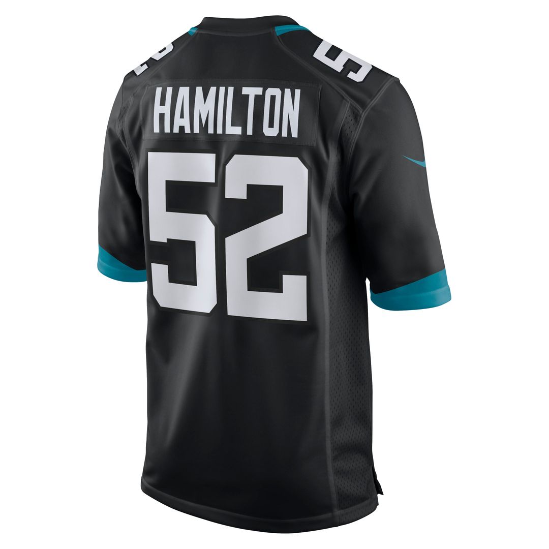 Men's Jacksonville Jaguars DaVon Hamilton Nike Teal Game product image 19
