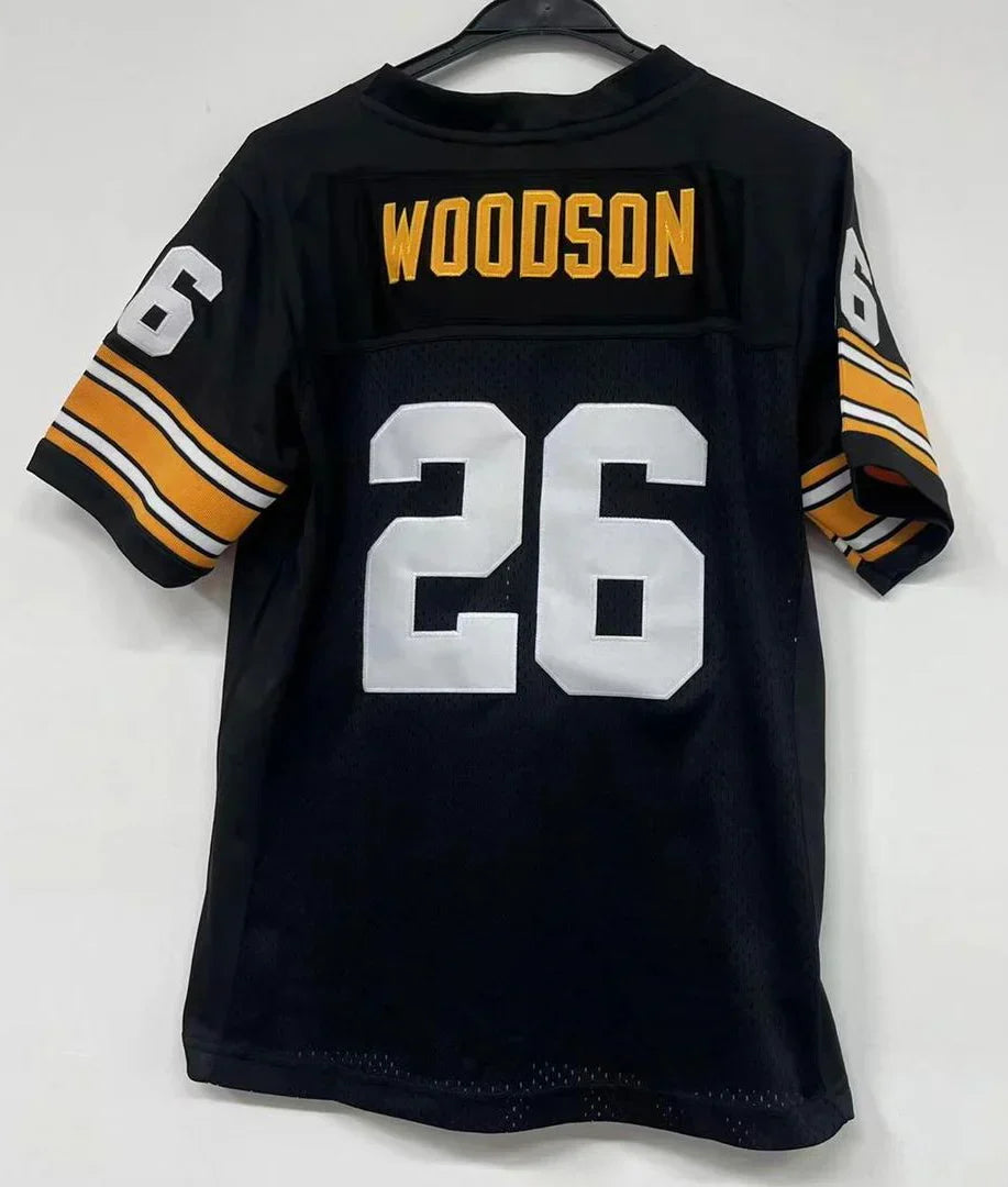 Rod Woodson Pittsburgh Steelers Jersey black Mitchell & Ness product image 1, provided for visual reference and product