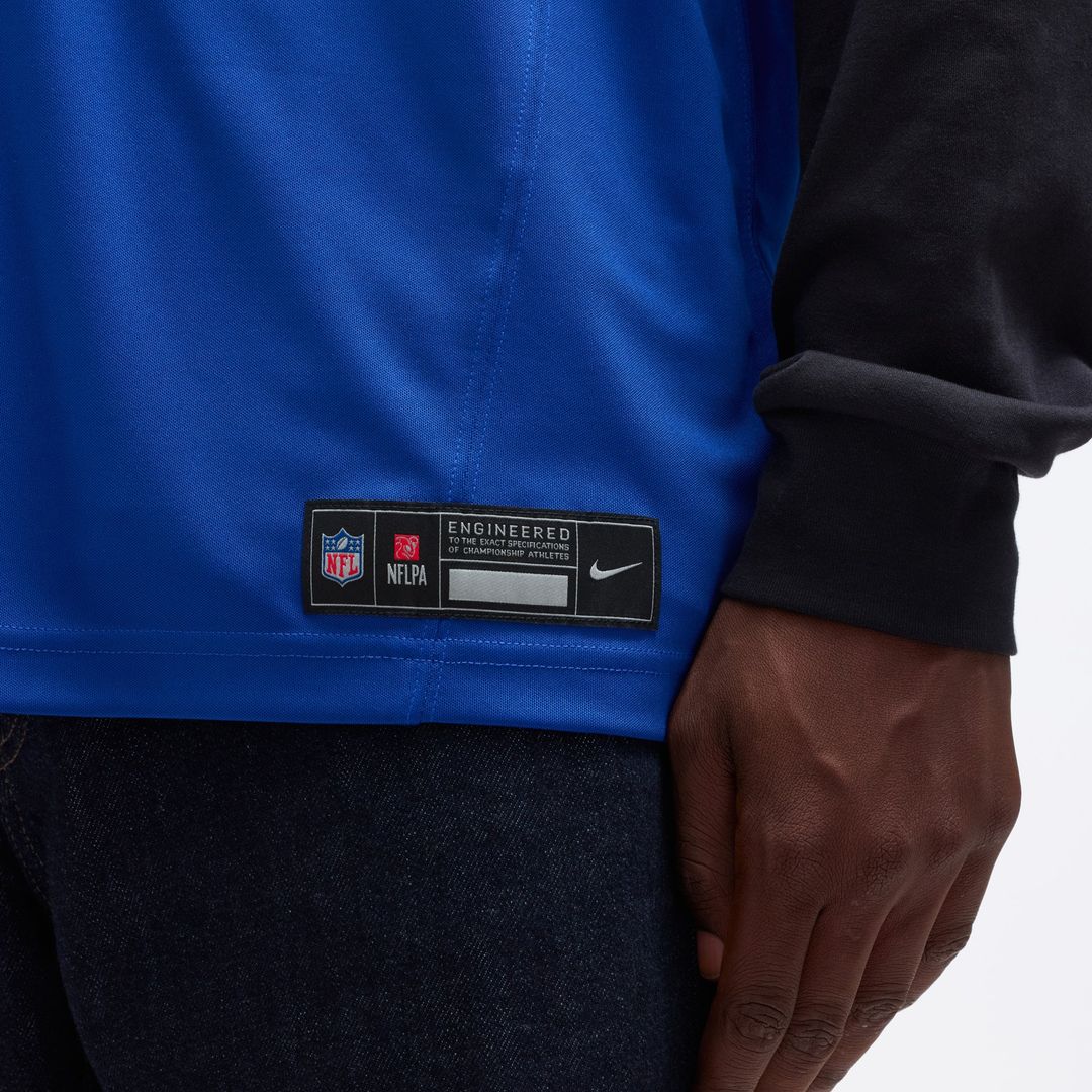 Men's New York Giants Malik Nabers Nike Royal Vapor product image 9