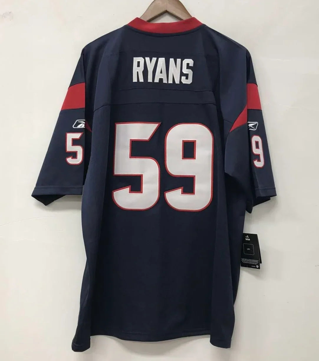DeMeco Ryans Houston Texans official NFL Reebok jersey product image 1, provided for visual reference and product detail