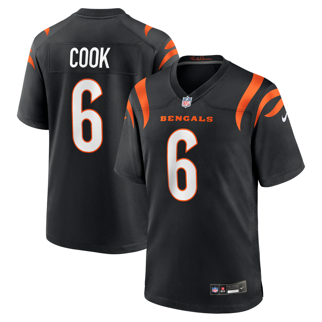 Men's Cincinnati Bengals Bryan Cook Nike Black Team Game product image 1