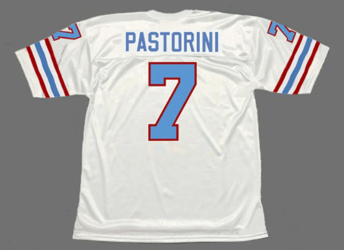 Dan Pastorini Houston Oilers NFL Mitchell & Ness Jersey product image 1, provided for visual reference and product detail