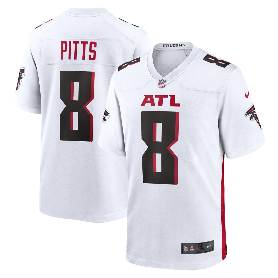 Men's Atlanta Falcons Kyle Pitts Nike Black Game Jersey product image 17