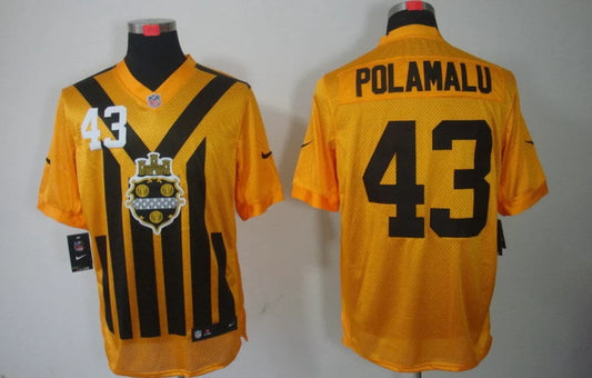 Troy Polamalu Youth Pittsburgh Steelers Official NFL Nike Jersey product image 1, provided for visual reference and product