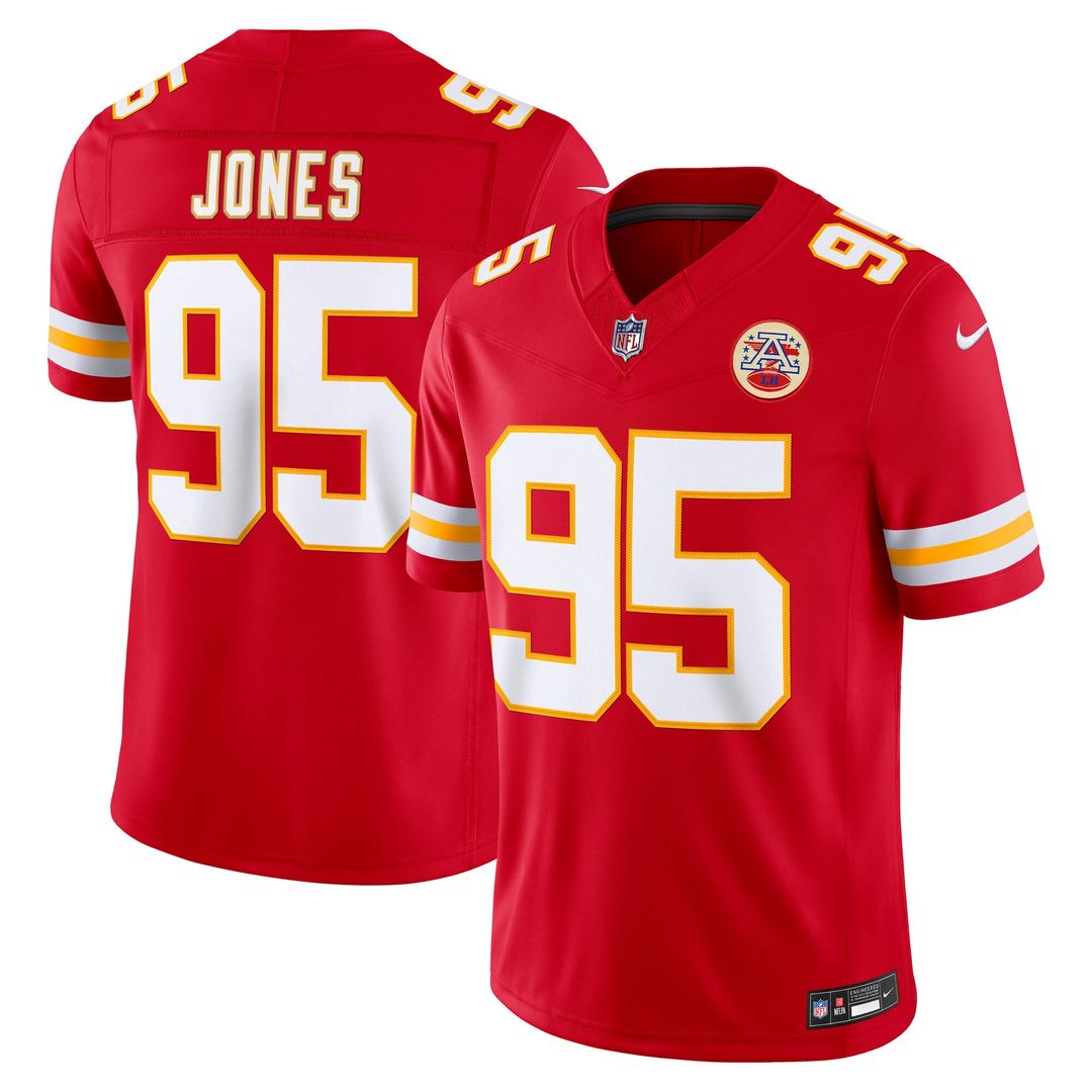Men's Kansas City Chiefs Chris Jones Nike Red Team Vapor product image 1