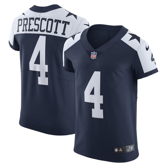 Men's Dallas Cowboys Dak Prescott Nike Navy Alternate Vapor product image 1