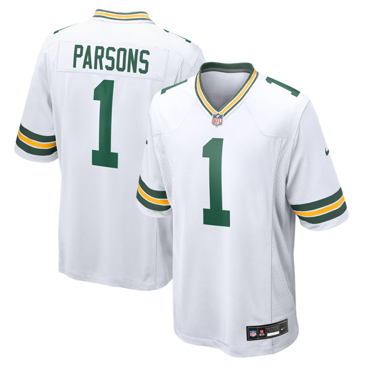 Men's Green Bay Packers Micah Parsons Nike White Game product image 1