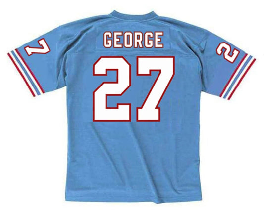 Eddie George Houston Oilers NFL Mitchell & Ness Jersey product image 1, provided for visual reference and product detail