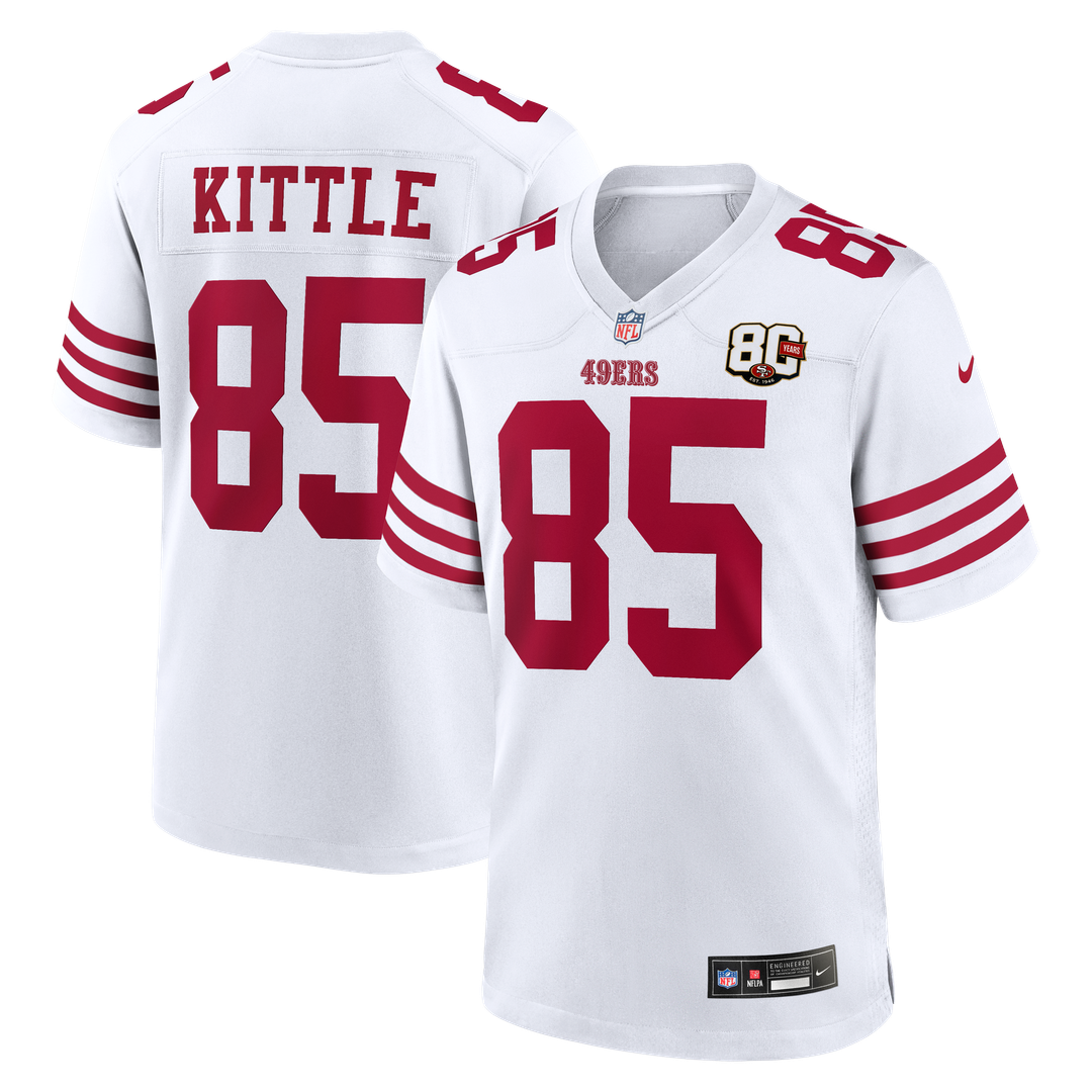 Men's San Francisco 49ers George Kittle Nike Scarlet 80th product image 21