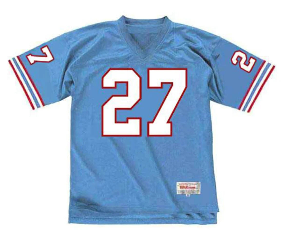 Eddie George Houston Oilers NFL Mitchell & Ness Jersey product image 2, provided for visual reference and product detail