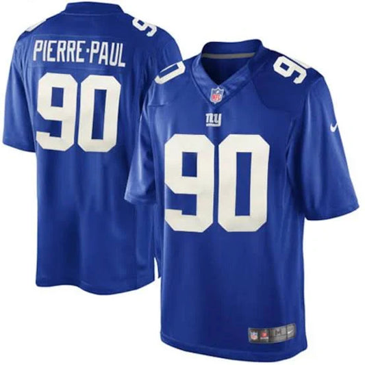 Jason Pierre - Paul New York Giants Official NFL Nike Jersey blue product image 1, provided for visual reference and product