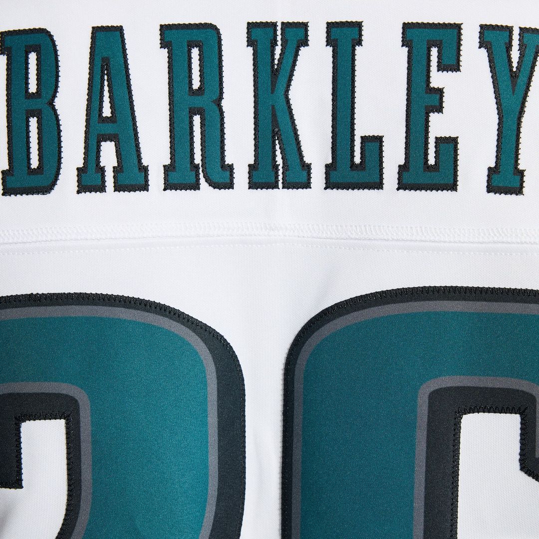 Men's Philadelphia Eagles Saquon Barkley Nike White Vapor product image 25