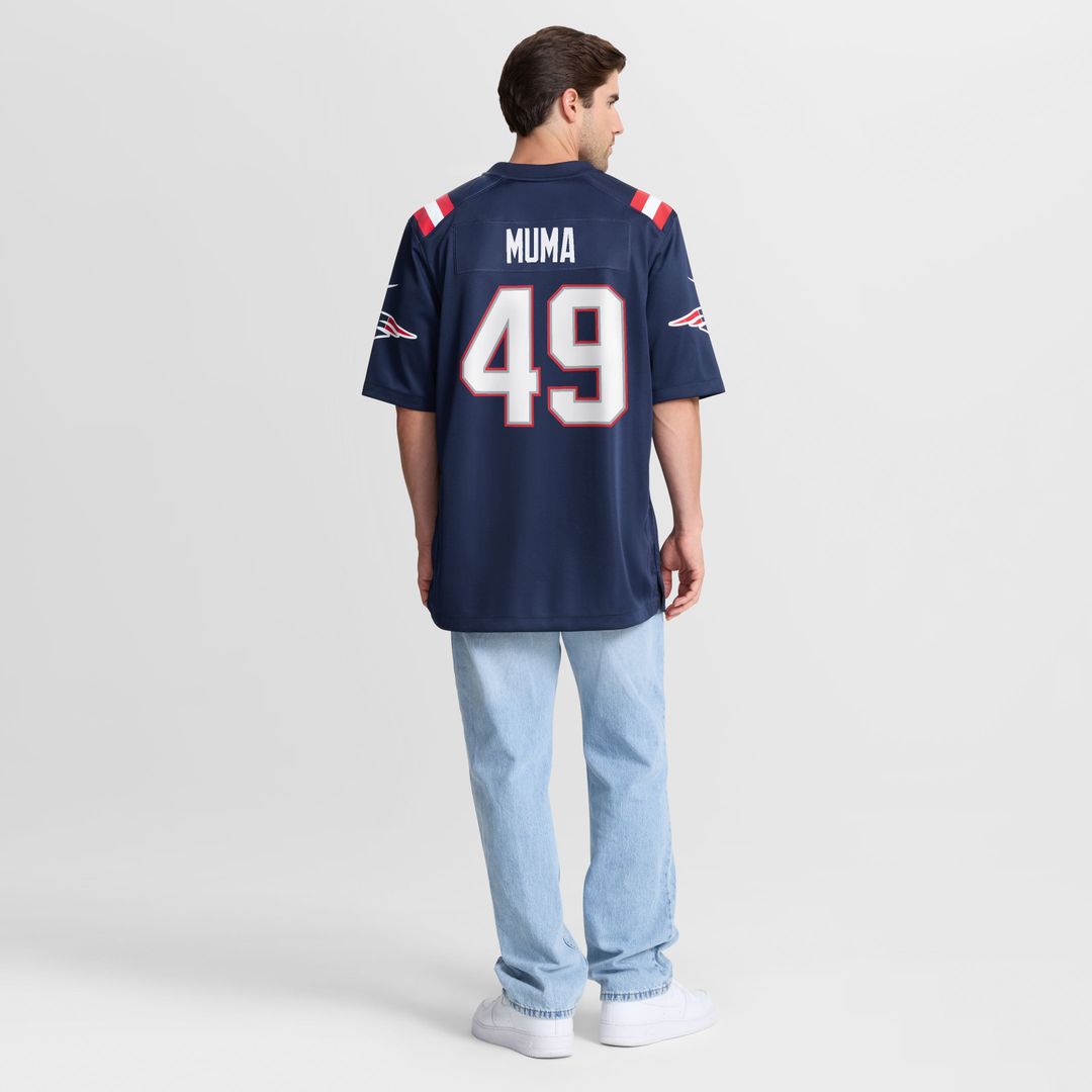 Men's New England Patriots Chad Muma Nike Navy Team Game product image 3